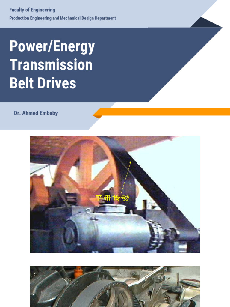 Belt Drives | PDF | Belt (Mechanical) | Mechanical Engineering