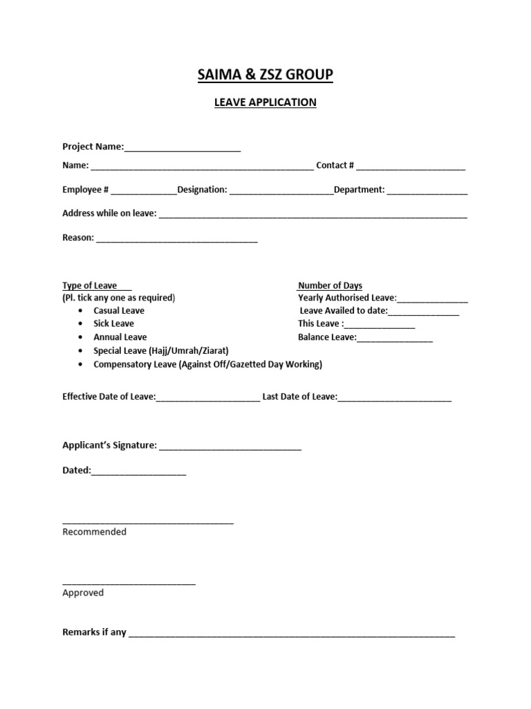 Leave Application Update | PDF