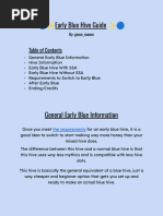 Early Blue Hive Strategy Guide | PDF | Bees | Hymenoptera