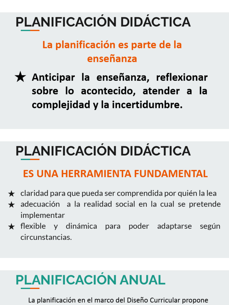 Planificación Didáctica | PDF | Plan de estudios | Planificación