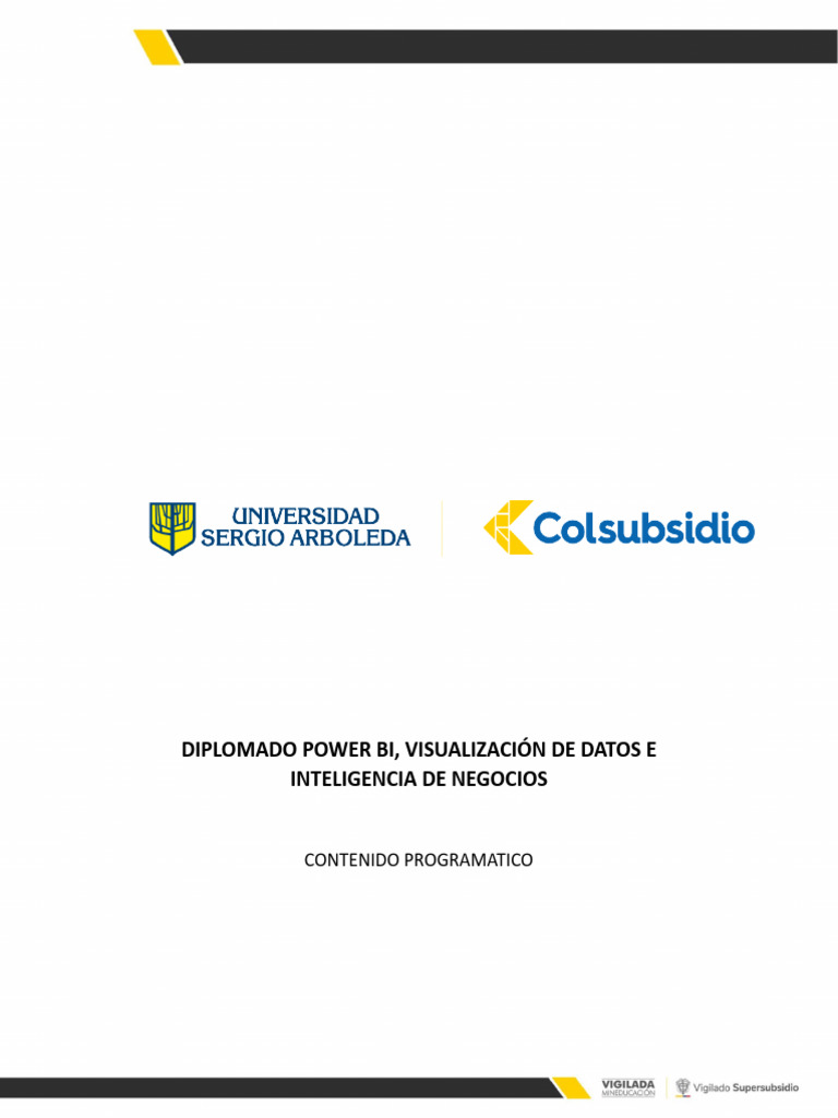Contenido Programatico | PDF