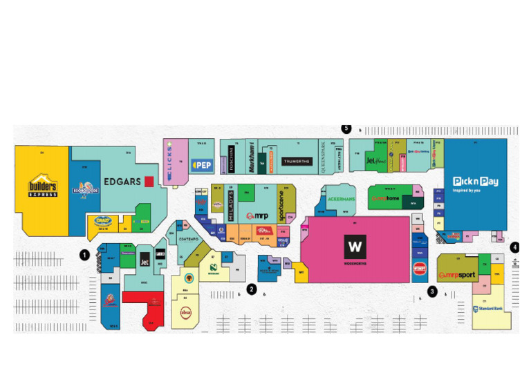 Square Mall Map | PDF