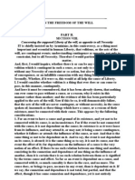 On the Freedom of the Will Part 2 Section v111