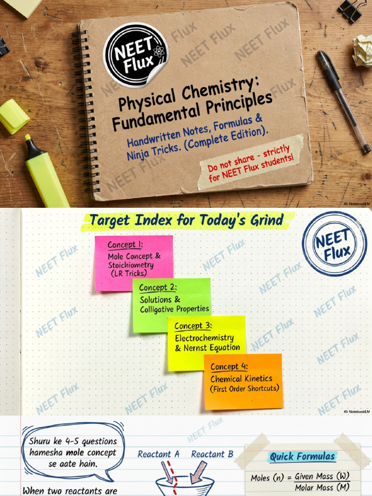 NEET Physical Chemistry Ninja Notes | PDF