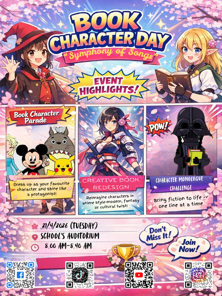 Book Character Day Poster | PDF