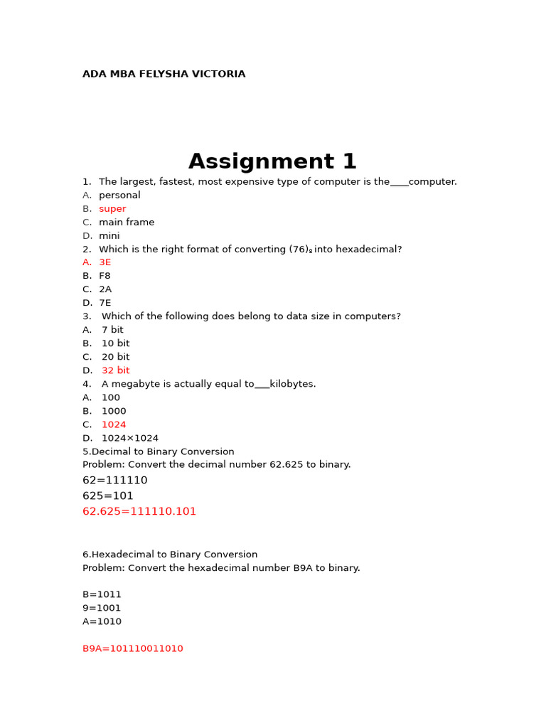 Assignment1 2 | PDF