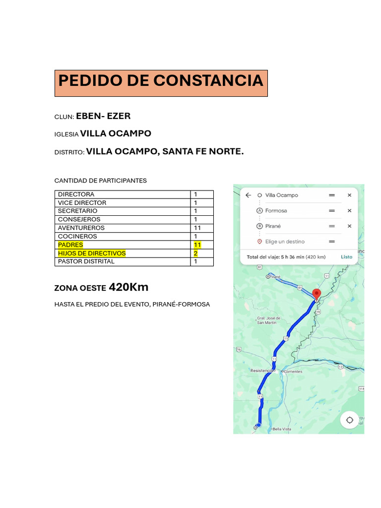 Constancia | PDF