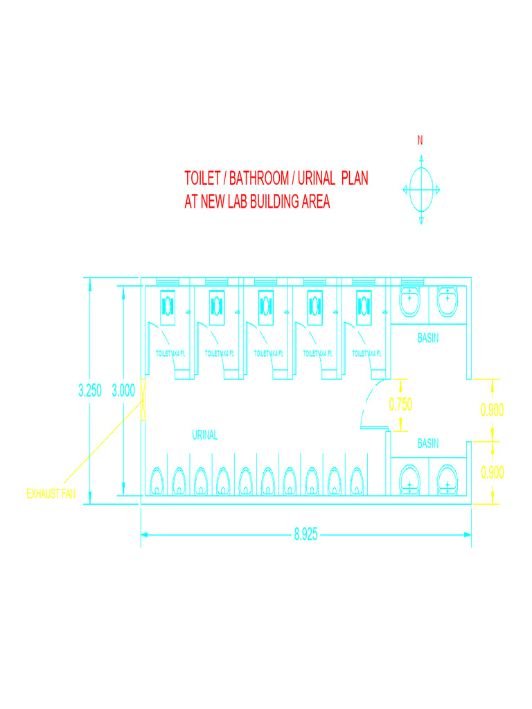 Toilet -Near Lab Building-Model | PDF