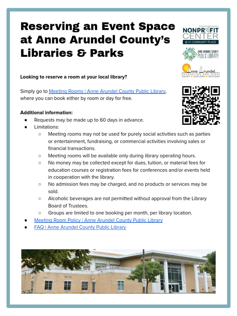 Reserving Event Space at Libraries Parks | PDF | Libraries