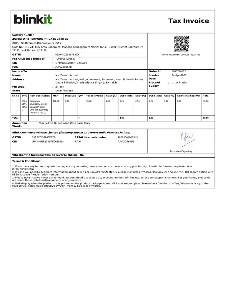 ForwardInvoice_ORD40120501412 | PDF | Taxes | Government Finances