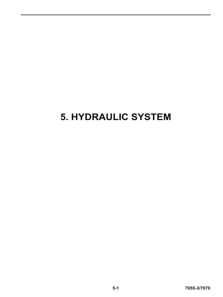 Hydraulic System1 | PDF | Valve | Brake