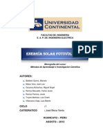 Monografia de Sistema Solar Fotovoltaico