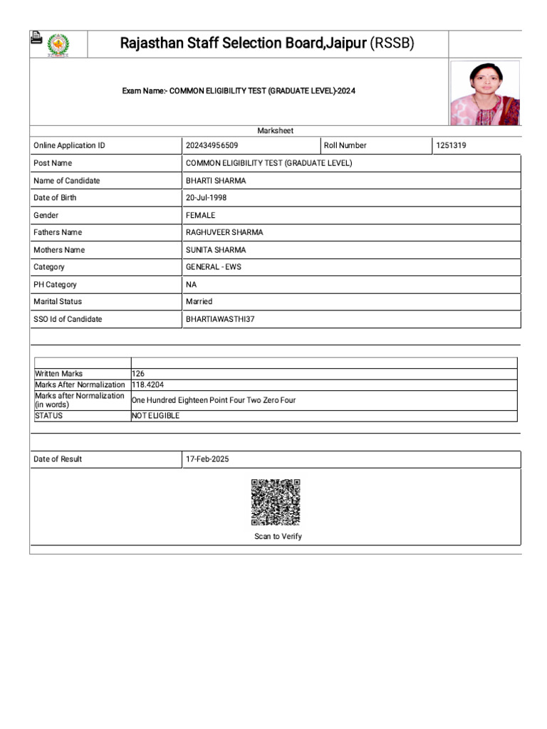 Cet Graduation Result | PDF