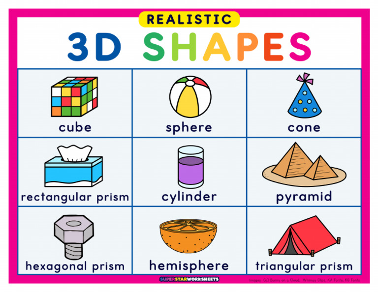 3 d Shapes Realistic | PDF