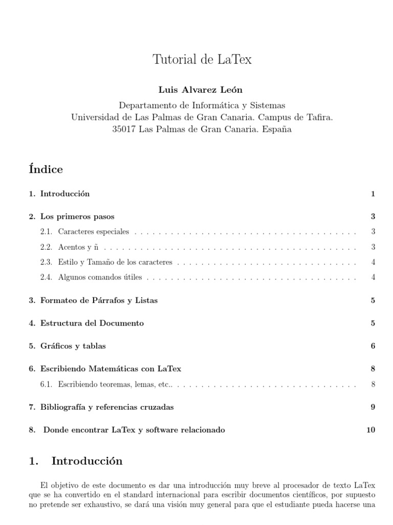 LATEX - Tutorial Latex | PDF | Te X | Compilador