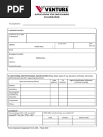 Internal Job Posting Application Form | PDF | Résumé | Human Resources