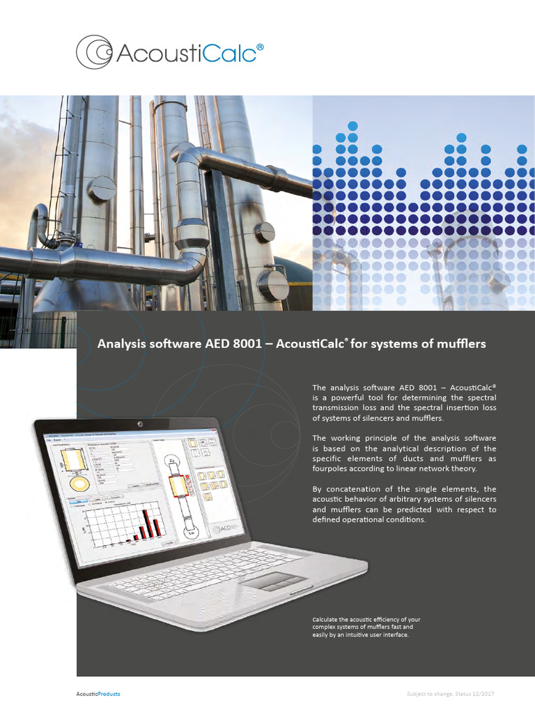 AcoustiCalc Silencer Web En | PDF | Acoustics | Applied Mathematics