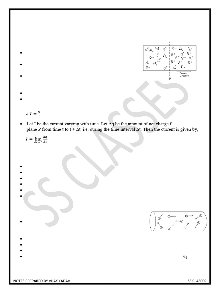 11 Electric Current Through Conductors | PDF | Electric Current | Resistor