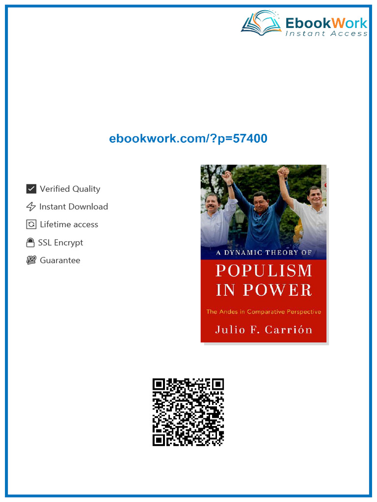Completed book A Dynamic Theory of Populism in Power: The Andes in ...