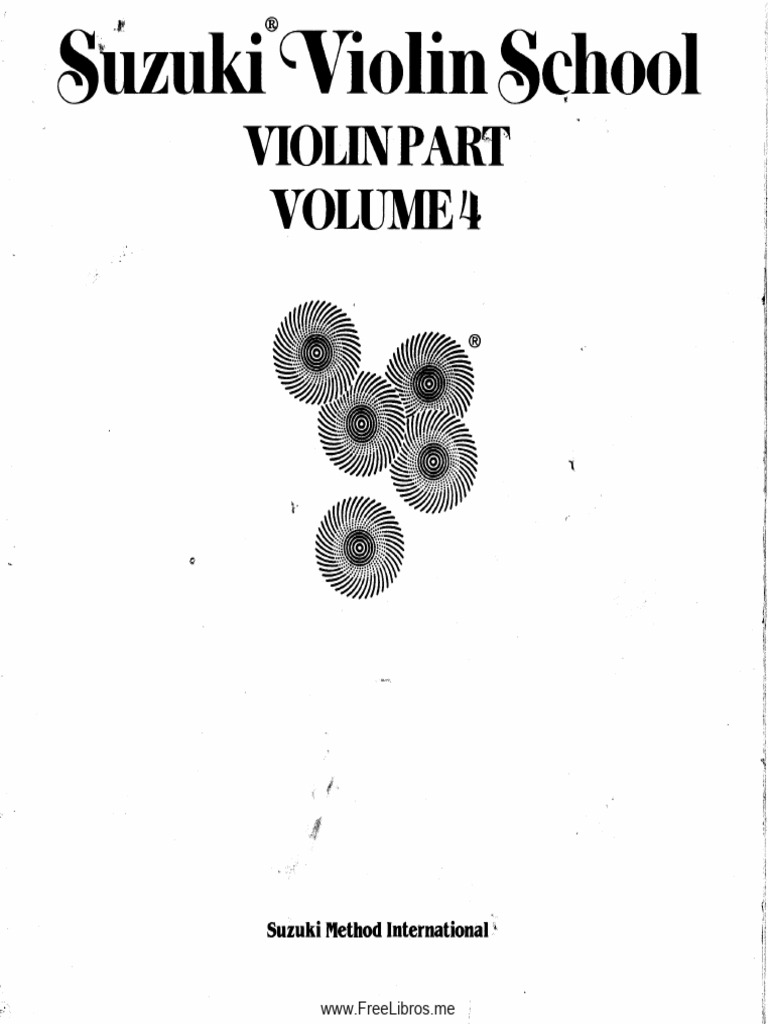 Suzuki Violin School _ Violin Part _, Volume 4 - PDF Room 2 | PDF