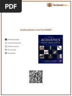 Leo L Beranek Acoustics PDF | PDF