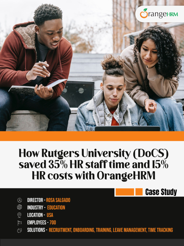 Case Study Rutgers USA | PDF