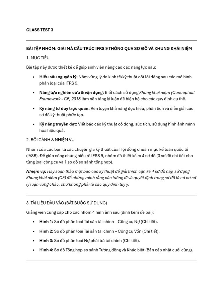 Class Test 3 Financial Instruments | PDF