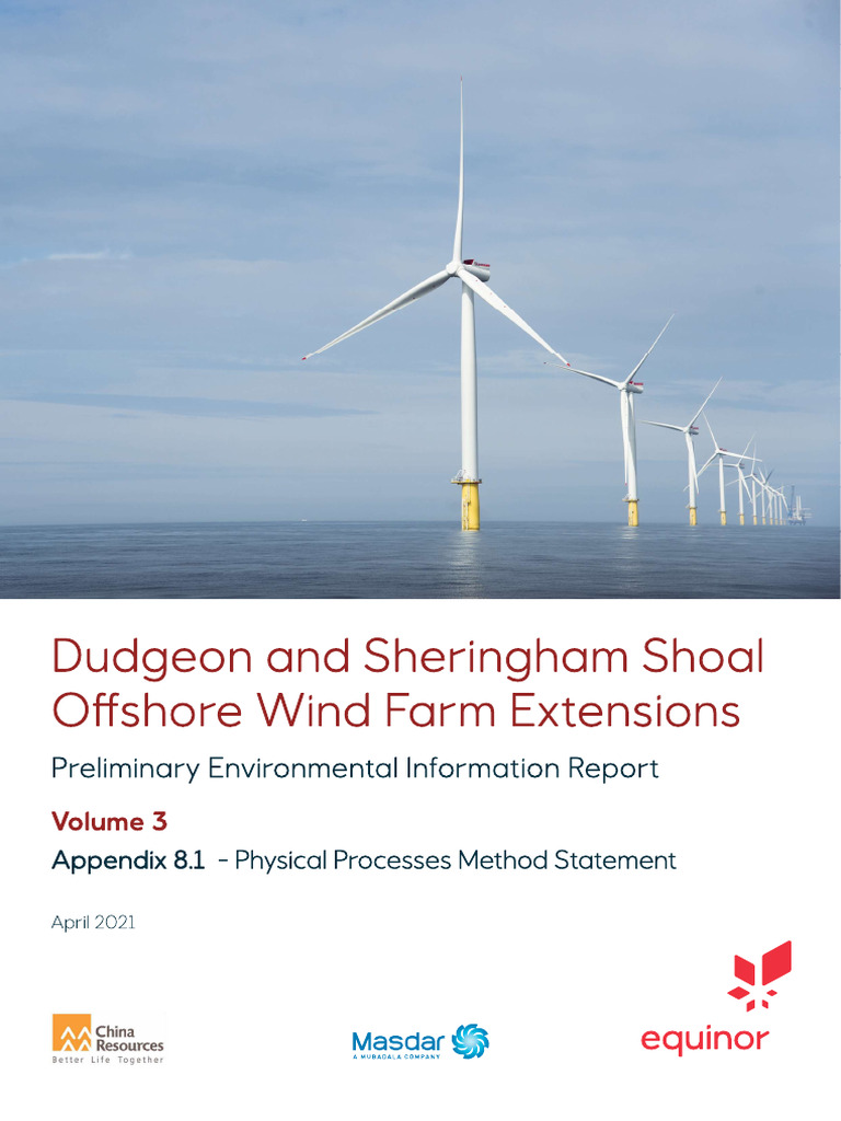 Appendix 8.1 Physical Processes Method Statement | PDF | Offshore Wind ...
