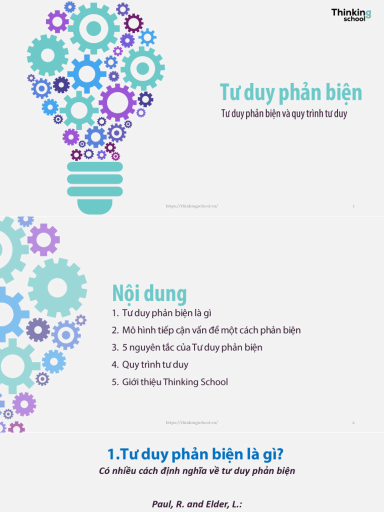 1. TDPB Va Quy Trinh Tu Duy | PDF