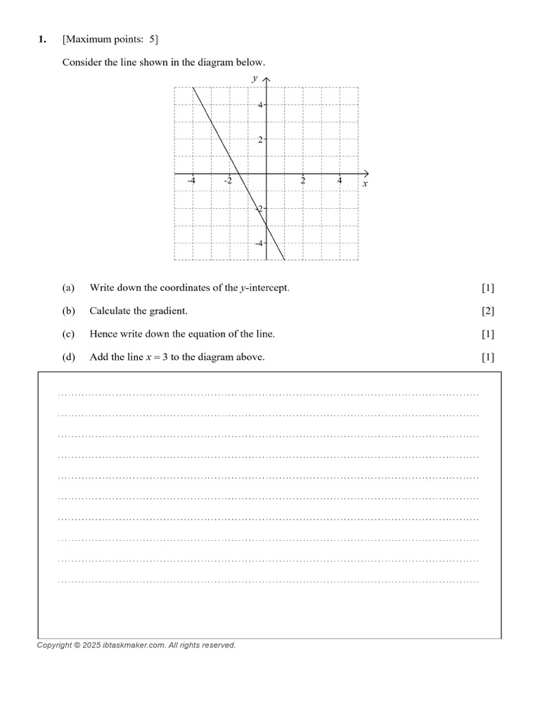 Linear Graphs and Equations 1 | PDF | All Rights Reserved | Mathematics