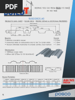 Kingspan Multideck 60-V3 Overview | PDF | Concrete | Structural Steel