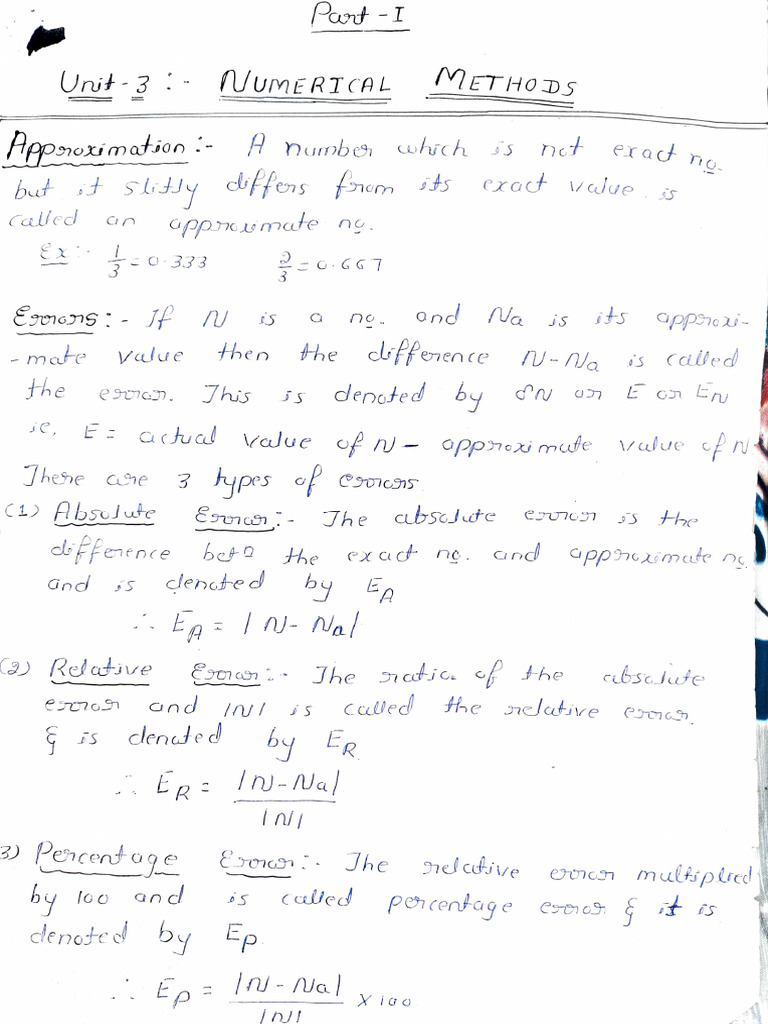 Numerical Methods | PDF