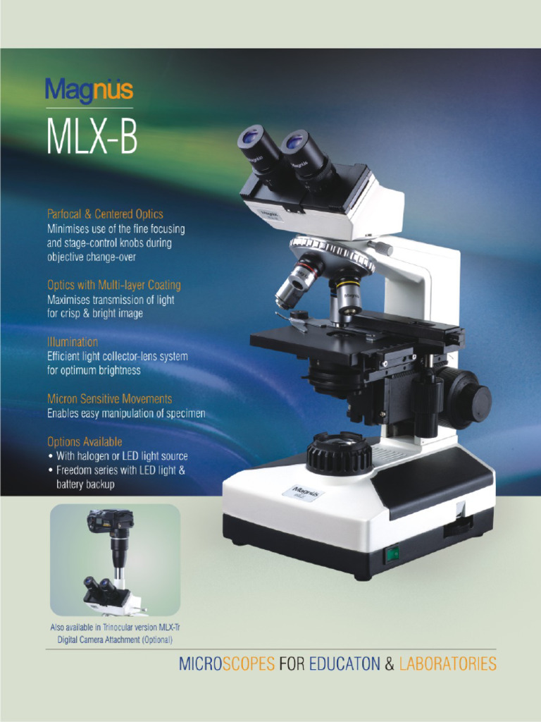 Microscope Magnus Mlx Brochure | PDF