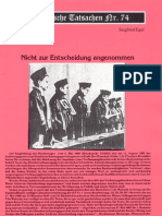 Historische Tatsachen - Nr. 74 - Siegfried Egel - Nicht Zur Entscheidung Angenommen (1997, 40 S., Scan)