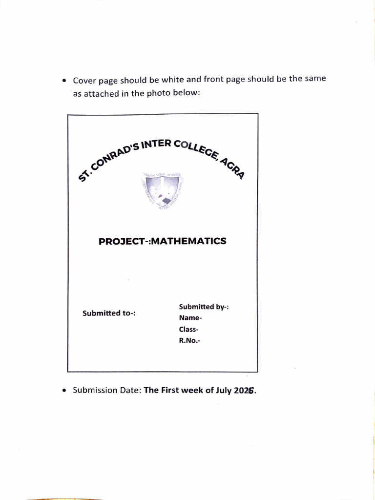 Mathematics Project | PDF | Mathematics