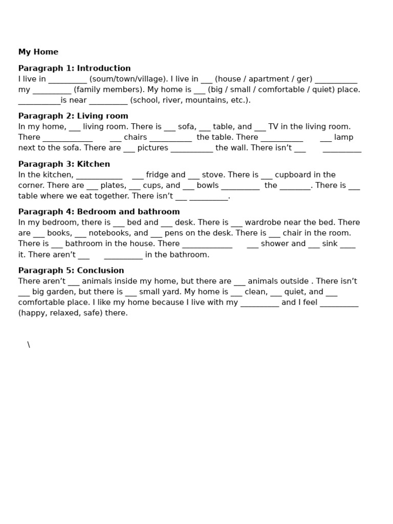 My Home | PDF | Room | Bathroom