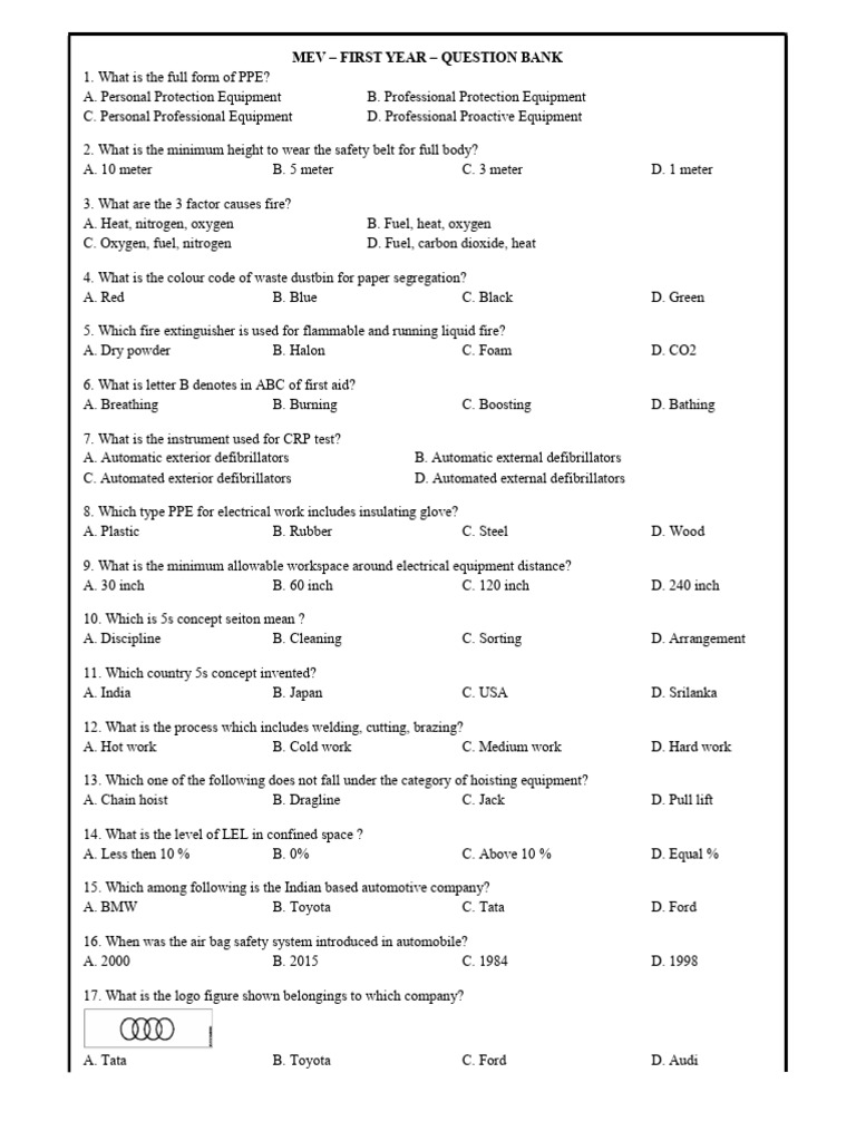 Mechanic Electric Vehicle - 1st Year - QB - EnGLISH | PDF | Engines ...