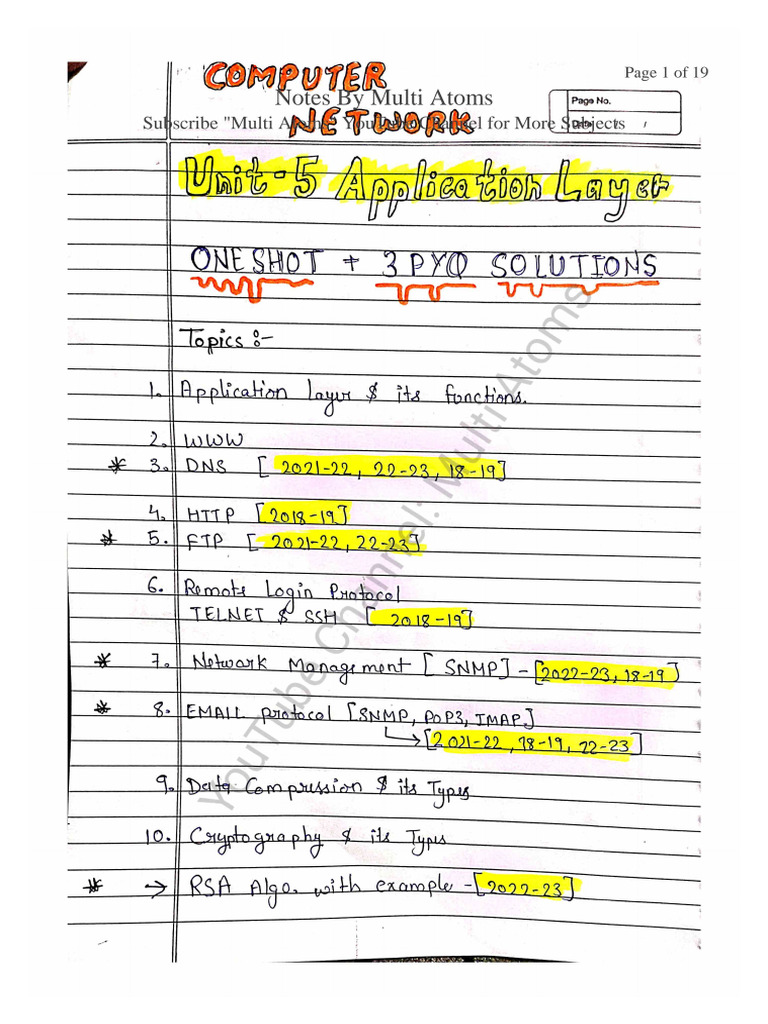Cn Unit 5 Multi Atoms | PDF
