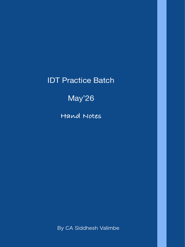 Hand Notes | PDF