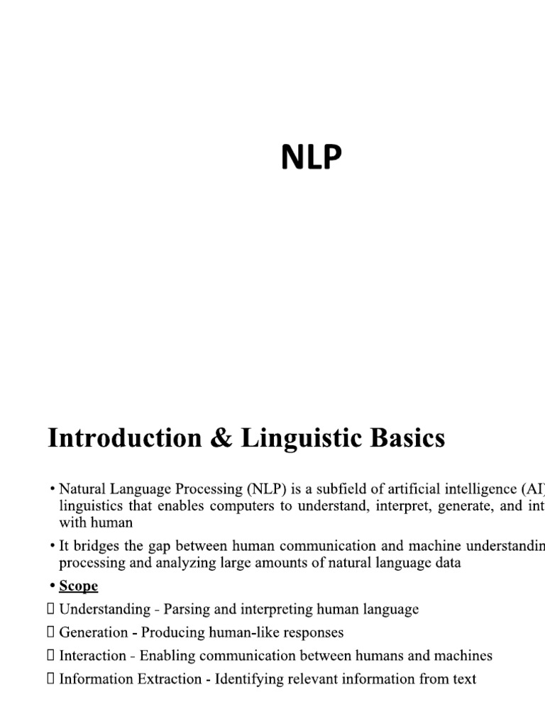 NLP | PDF