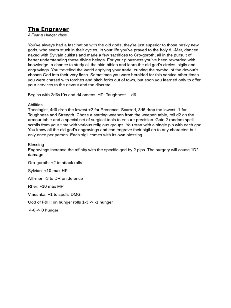 The Engraver | PDF