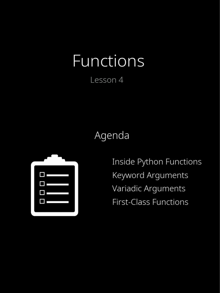 lesson-04 | PDF | Parameter (Computer Programming) | Command Line Interface