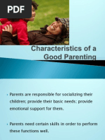 Characteristics of Good Parenting