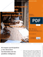 El Mapeo Participativo y Los Derechos Territoriales de Los Pueblos Indígenas