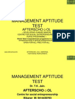 Management Aptitude Tests