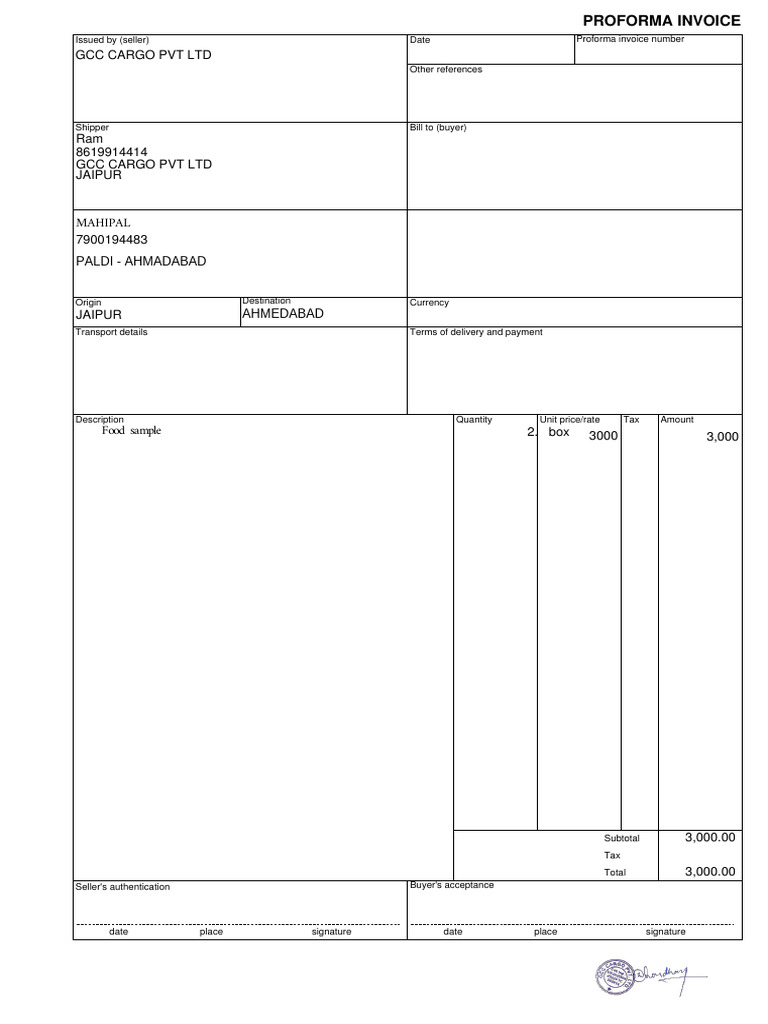 Invoice Copy | PDF
