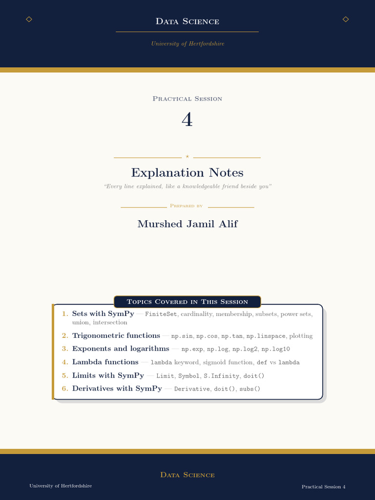 Data Science Practical 4 Explanation | PDF | Empty Set | Function ...