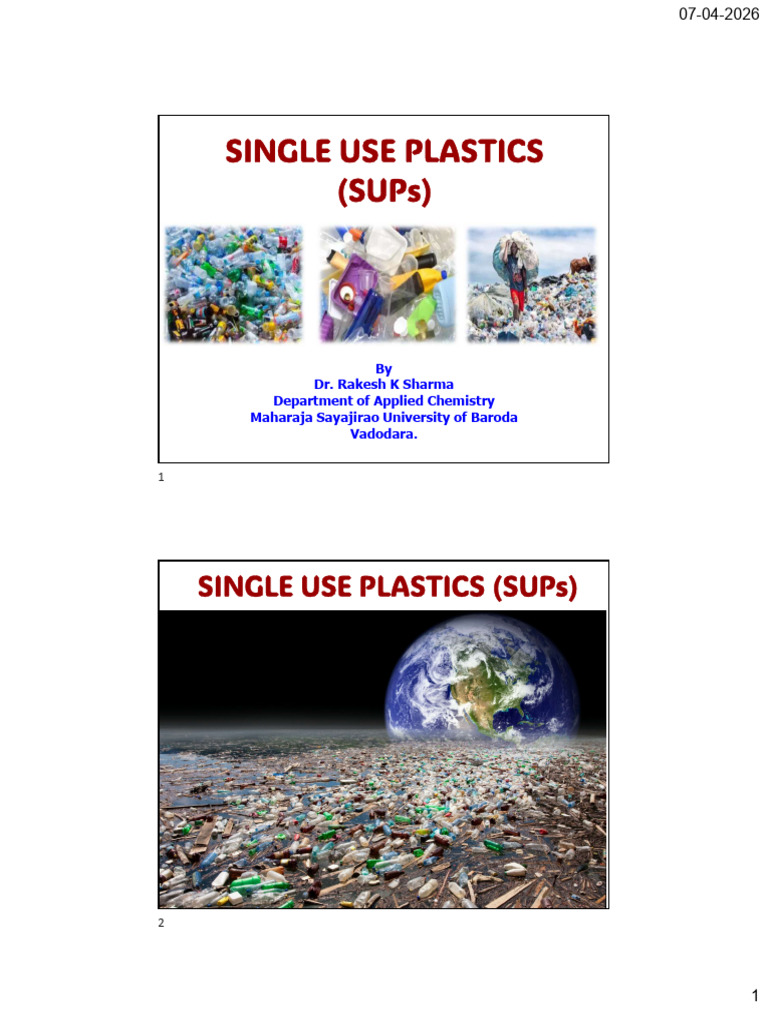 2026 Single Use Plastics | PDF | Plastic | Waste Management
