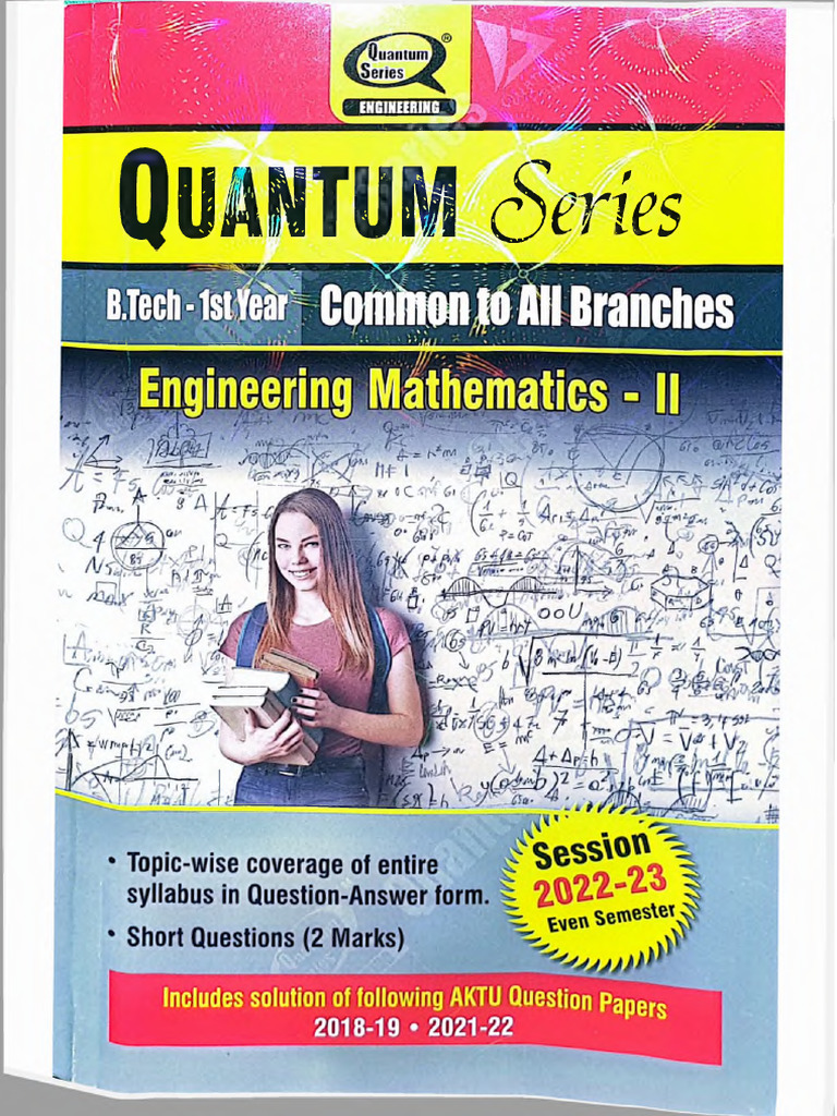 Maths 2 2022-2023 {Quantum Series} Latest 1st Year (1) | PDF