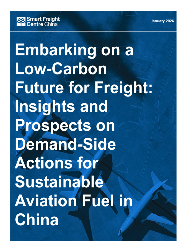Low-Carbon Future for Sustainable Aviation Fuel in China | PDF ...